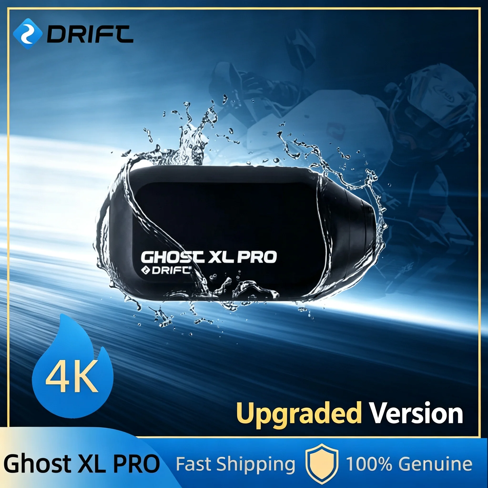 4K Sport WiFi IPX7 Waterproof Wearable Live Stream Vlog Motorcycle Bicycle Helmet Cam Bike Outdoor Video Camco motorcycle dash cam motorcycle dashcam motorcycle camera motorcycle DVR DRIFT Sport Action Camera XL PRO