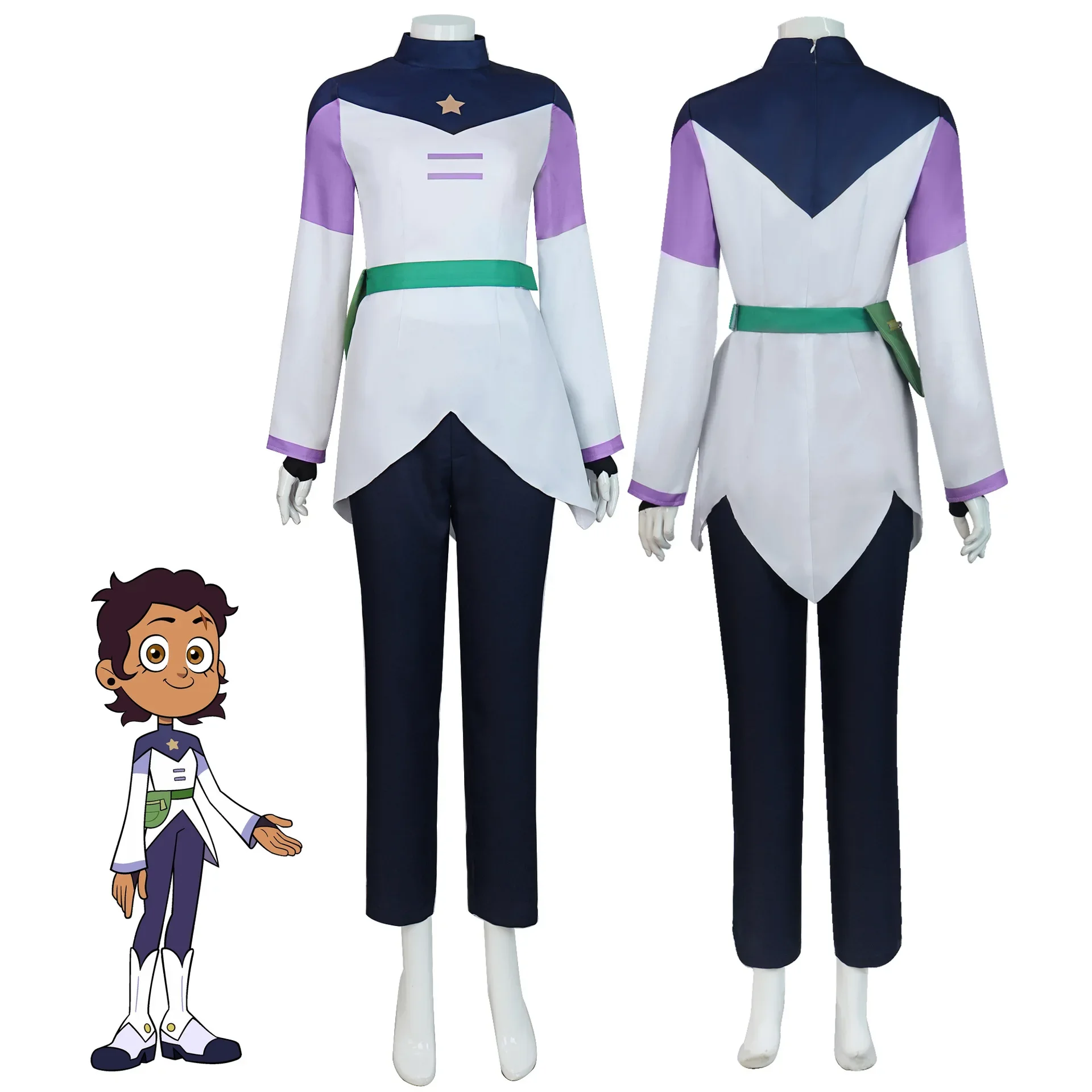 

Luz Noceda Cosplay Costume Cartoon The Owl Cosplay House Wizard Battle Suit Women Disguise Halloween Carnival Party Suit