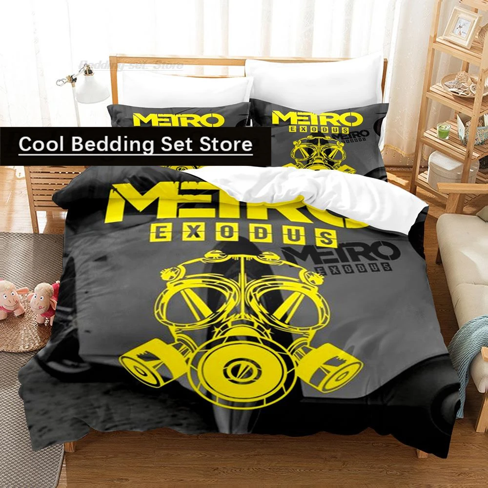 

Metro exodus Bedding Set Single Twin Full Queen King Size Bed Set Aldult Kid Bedroom Duvetcover Sets 3D Print 2022 aliexpress uk