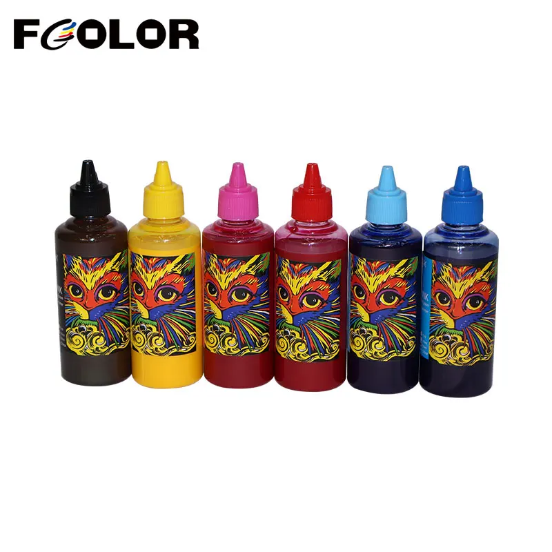 Fcolor Top Best Quality 100ML*6 Sublimation Ink For Epson inkjet Printer Heat Press Transfer to Mug Garment Tshirt Textile