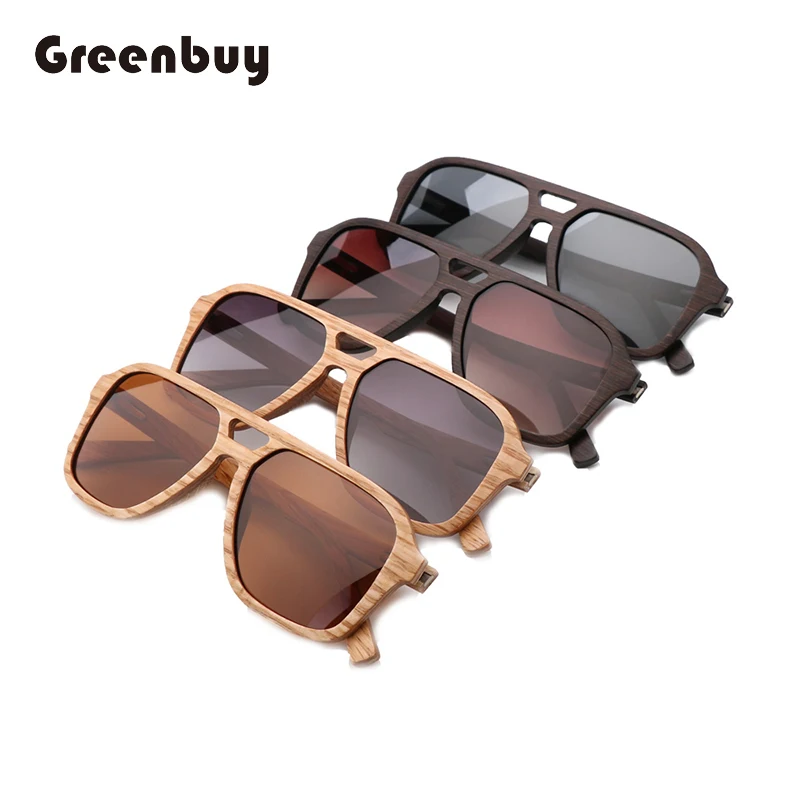 

Wood Interlayer Sunglasses Polarized for Men Glasses UV 400 Fanshion Eyewears Deisgner Luxury Vintage Brand with Wooden Case