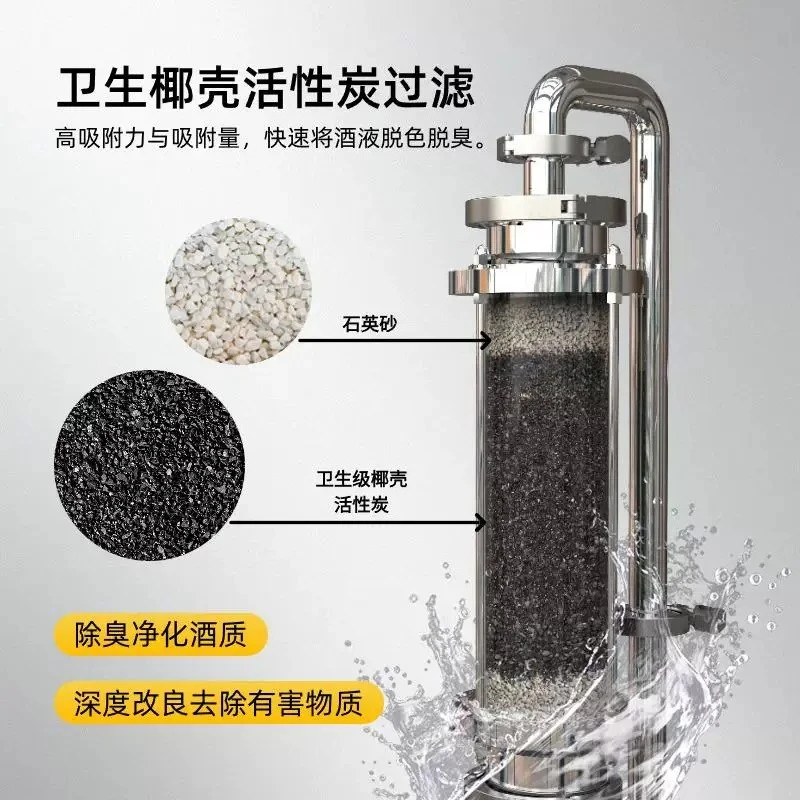 

Removes Odor, and Turbidity, and Filters Impurities. The New Automatic Baijiu Filter Reminder Machine Removes Bitterness