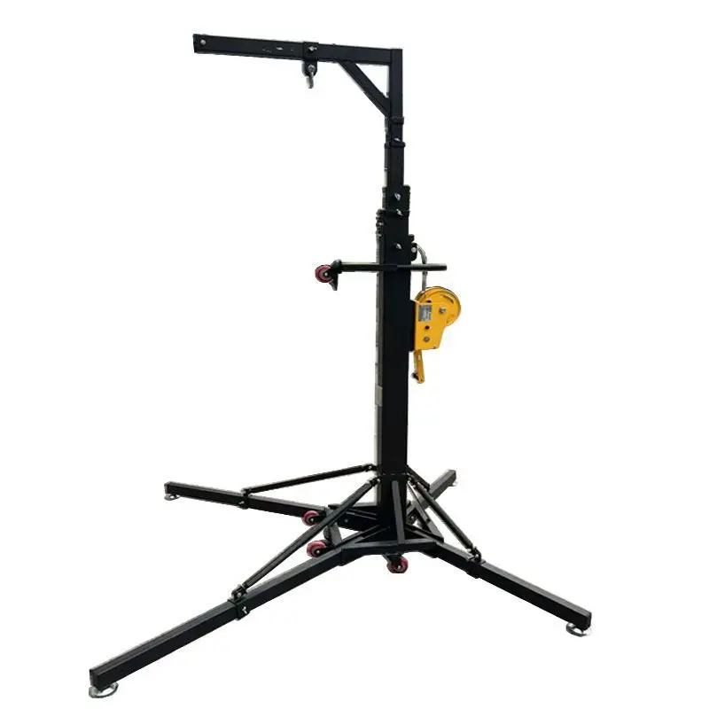 

Hanging line array audio stand 6 meters Speaker stand Outdoor stage performance equipment Quadripod telescopic folding