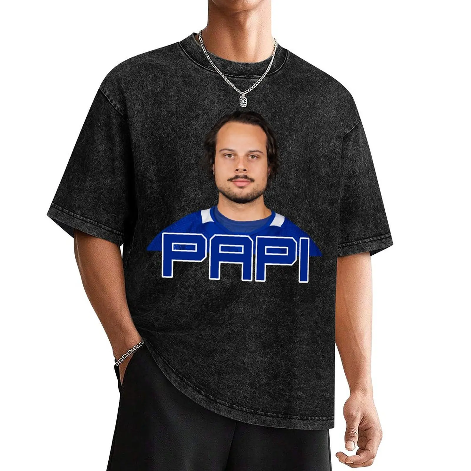 Auston Matthews Papi T-Shirt vintage cute clothes sweat oversized t shirt mens shirts graphic tee