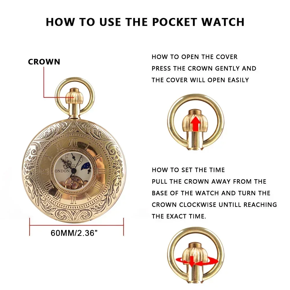 roman-numerals-gift-for-men-women-unique-london-design-necklace-hand-wind-fob-chain-watches-case-mechanical-pockets-watch-pjx044