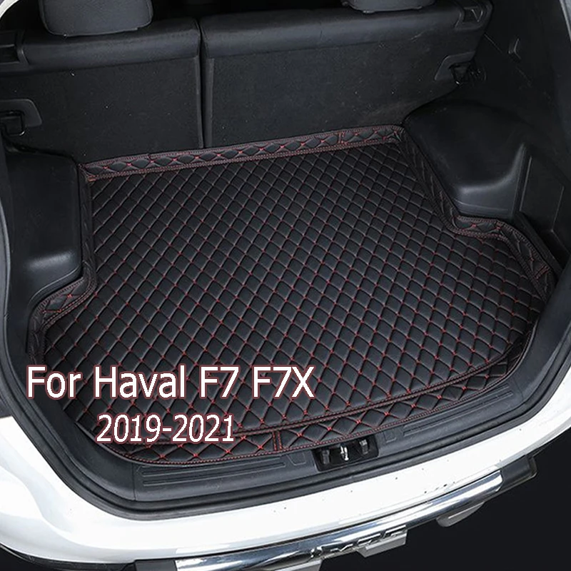 

For Haval F7 2019 2020 2021 Car Accessories Trunk Protection Leather Mat Catpet Interior Cover Part Waterproof Protect