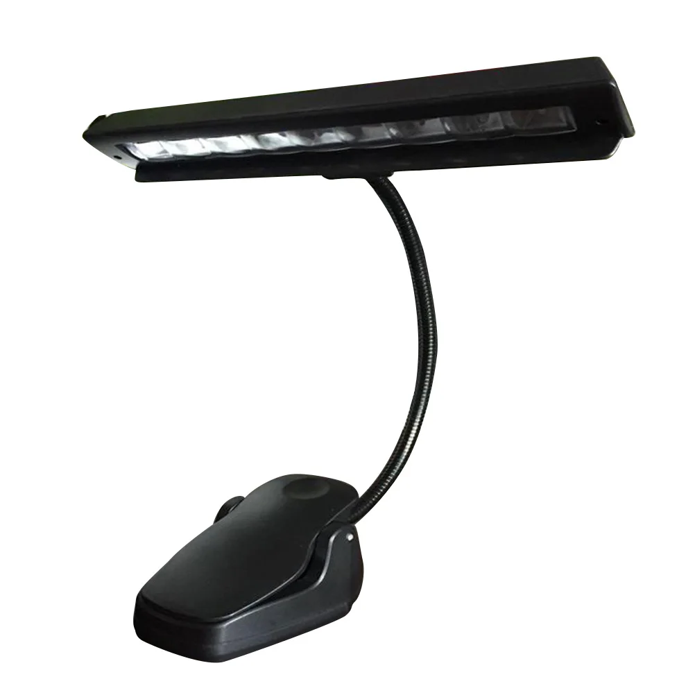 

9LEDs PianoMusic Light EyeProtection Lamp FlexibleReading ClipBooklight Playing adjustable warm lighting home office no flicker