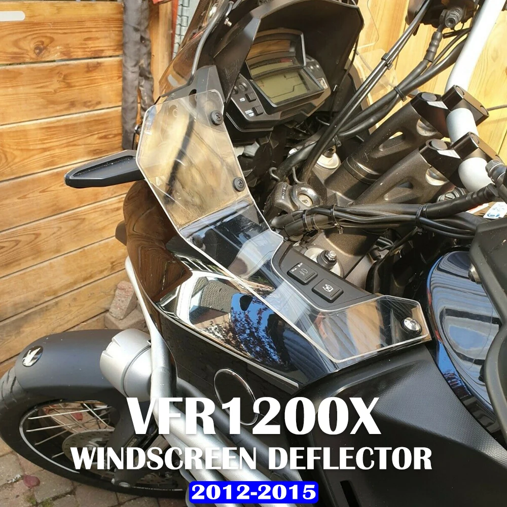 

NEW Motorcycle Accessories FOR Honda VFR1200X Crosstourer VFR 1200 X Side Windshield Windscreen Wind Deflector 2012-2015 2014 13