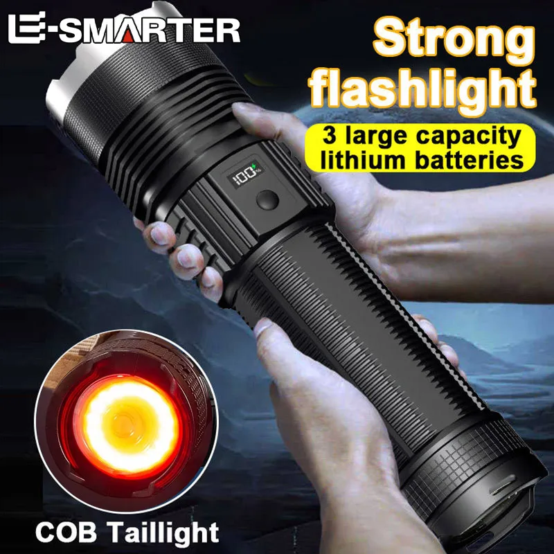 

High Power Upgrade Laser LED Flashlight USB Charging Zoom Aluminum Alloy Leadership Torch Best Camping Outdoor