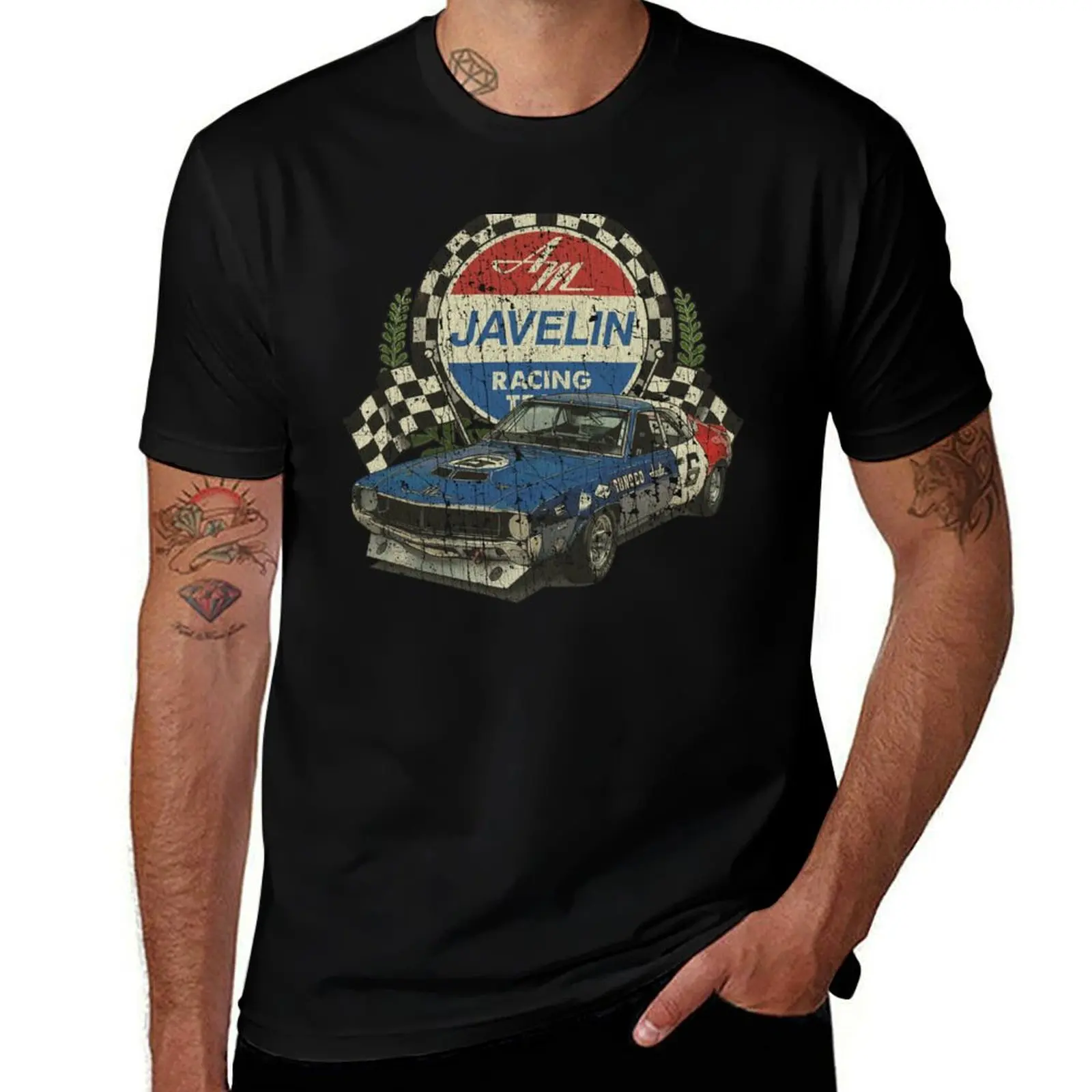 

AM Javelin Racing 1970 T-Shirt graphic tee shirt blacks funny costumes funny t shirts men