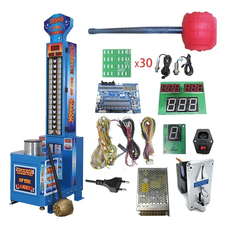 RY King Of The Hammer Coin Operated Ticket Redemption Boxing Game Machine Arcade Boxing Game Machine Kits For Adult