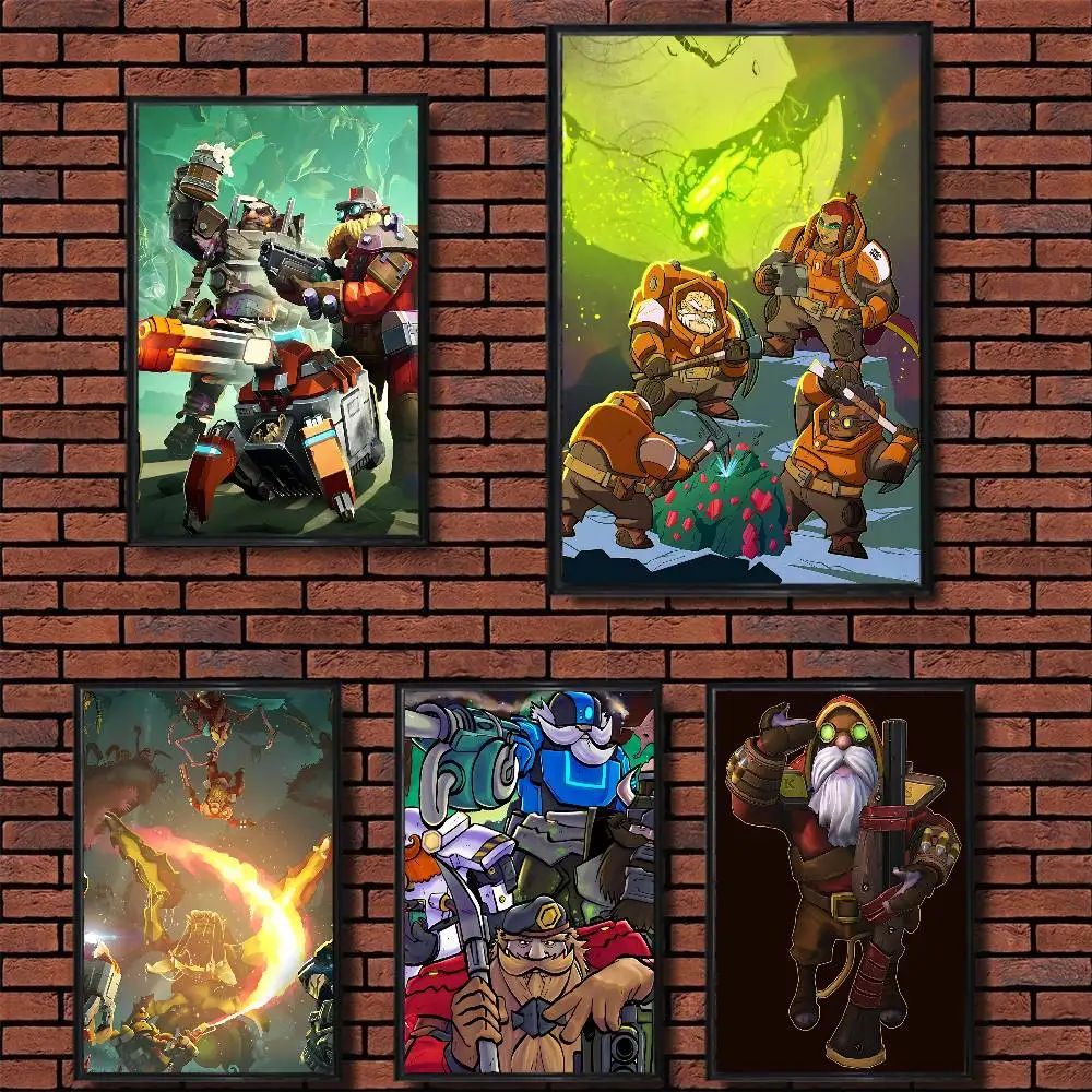 

Hoxxes IV Deep Rock Galactic Poster HD Art Wall Waterproof Home Living Room Bedroom Bar Aesthetic Decoration