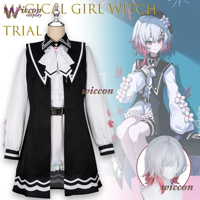 

Костюм для косплея BAI/Magical Girl Witch Trial Sakuraba Ema, игровой повседневный наряд, Jirai Kei Sailor, кружевной наряд для косплея, высокая вечеринка
