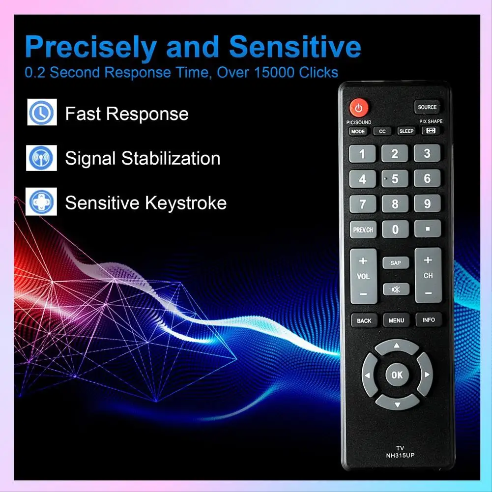 

AB25-Универсальный пульт дистанционного управления для телевизора Sanyo LCD LED HDTV, совместимый с несколькими моделями, включая NH315UP