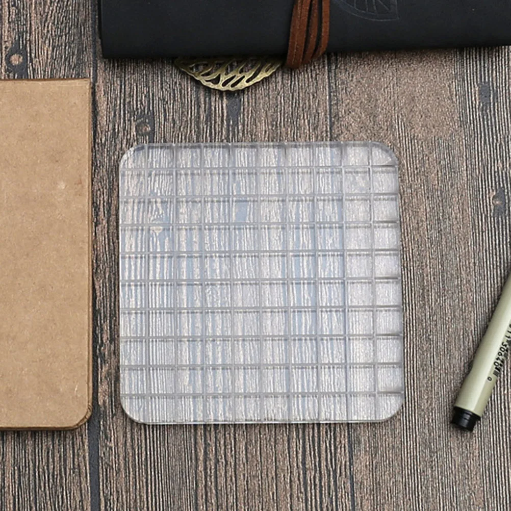 

Acrylic Stamp Blocks Clear Crafting Projects Durable Kids Invitations Cards Journals Storage Containers
