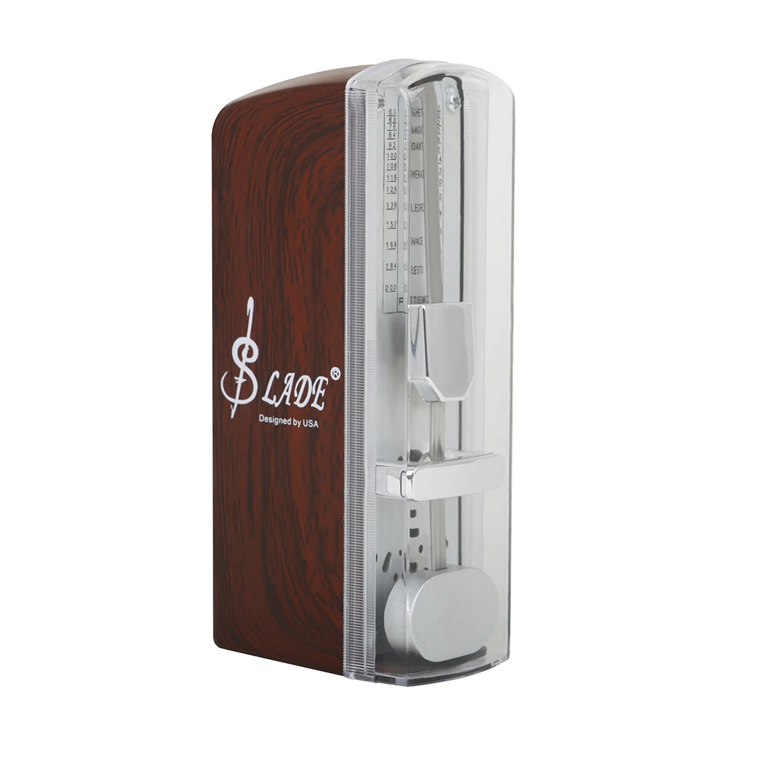 SLADE Universal Metronome Precise Rhythm Mechanical Pendulum Metronome For Guitar/Piano/Violin White/Wine Red/Wood(Optional)