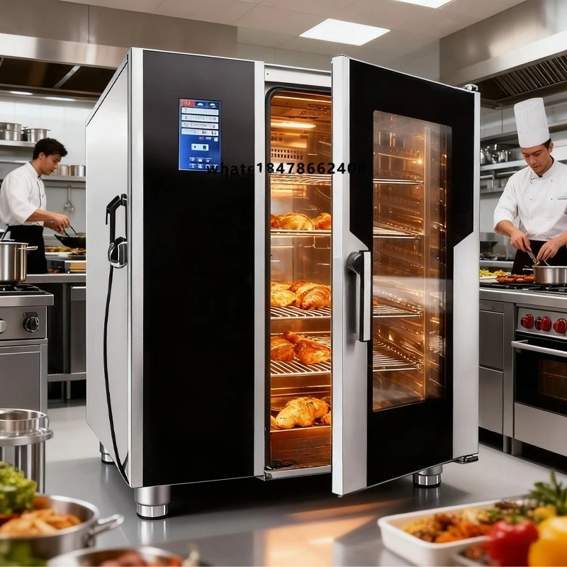 Catering Kitchen Equipment Commercial 10 Tray Steak Steam Oven/Combi Steamer/Justa Oven for Restaurant