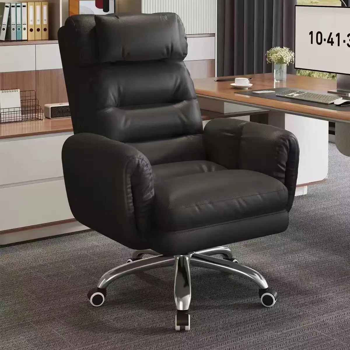 Household Boss Chair E-sports Sedentary Office Sofa Can Lie Lazy Backrest Study Rotating Dormitory Rotating