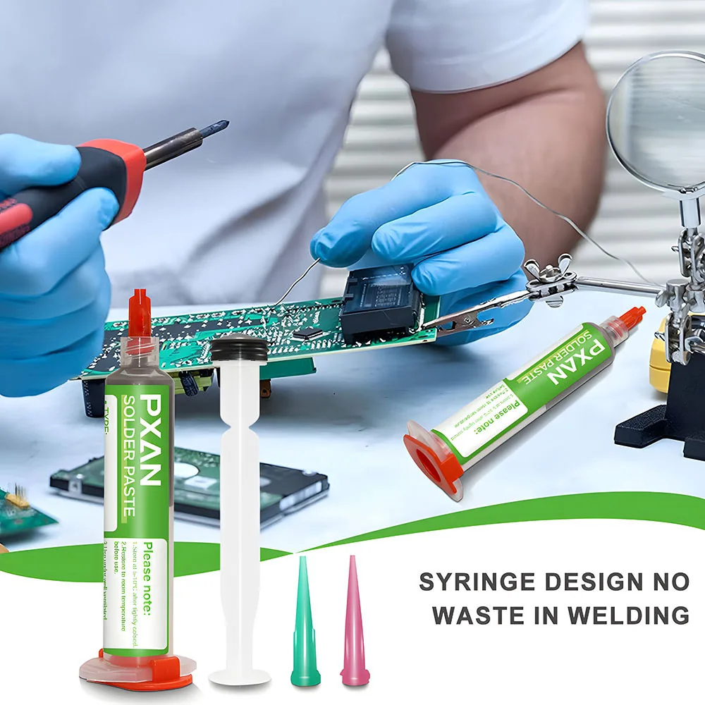 Паяльная паста нового типа 151 ° c /303.8 ° f Флюс для пайки светодиодов Smd ремонт паяльная паста без очистки