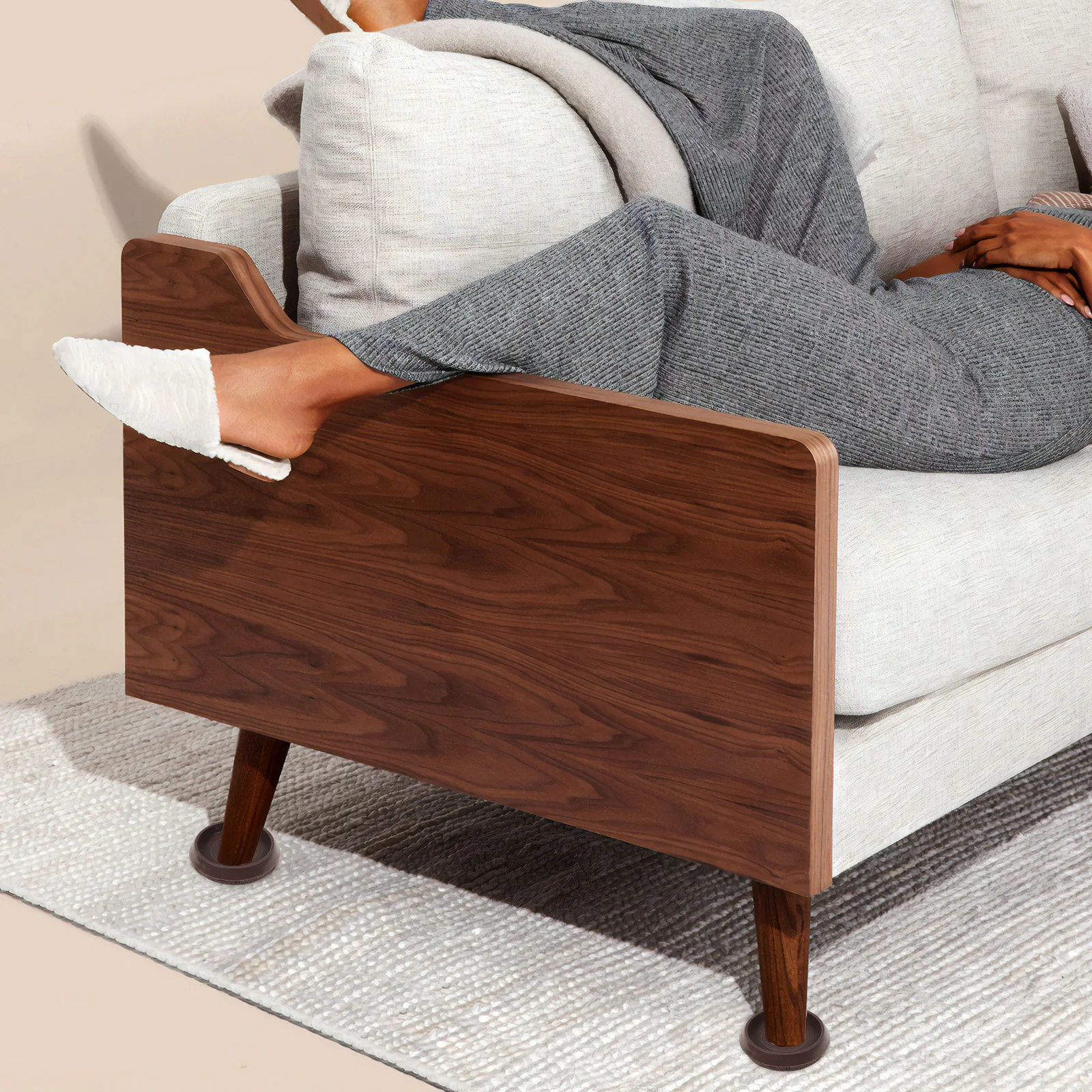 

10Pcs Furniture Caster Cups Chair Wheel Stopper Non-Slip Pads Protect Hardwood Floors Prevent Movement for Desks Sofas