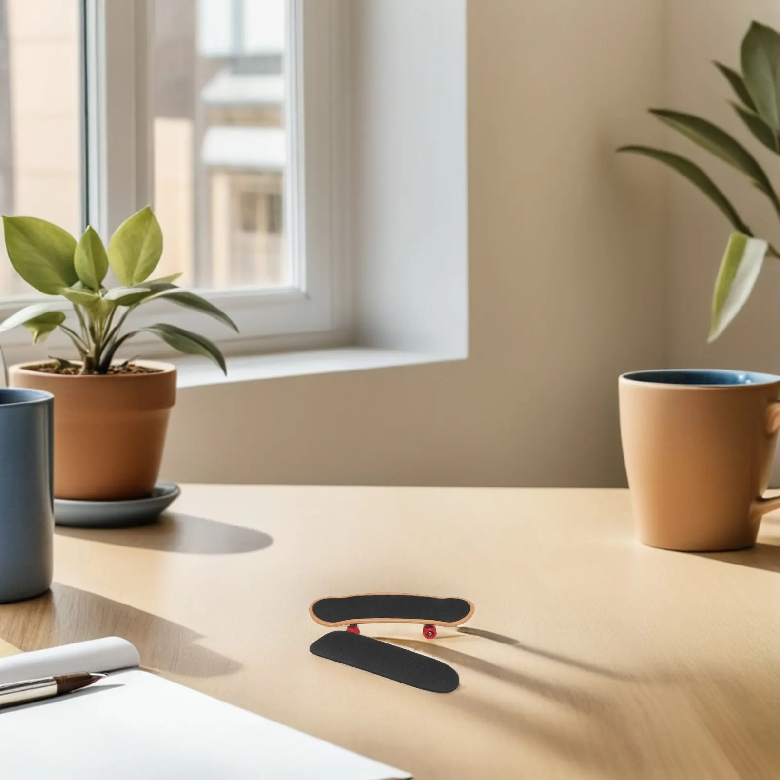 

20 шт. профессиональной противоскользящей ленты из пеноматериала для фингербордов, предварительно нарезанной, для контроля и выполнения трюков на фингерборде