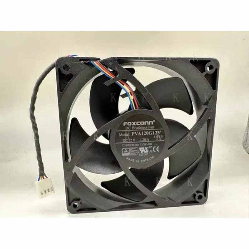 

C НОВЫЙ ДЛЯ Foxconn PVA120G12V 12025 12 В 1,2 А 12 см охлаждающий вентилятор