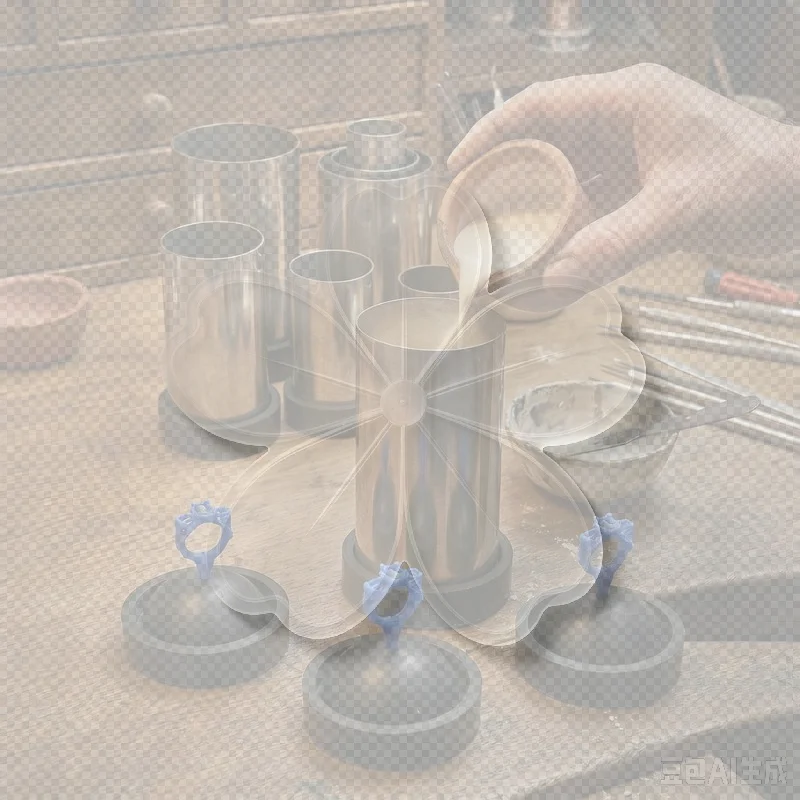 Durable Flask With Rubber Base Jewelry Lost Wax Casting Professional Master Mold Making Tool For Jewelry Workshop