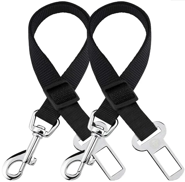 

Hot Selling Adjustable Practical Dog Pet Car Safety Leash Seat Belt Harness Restraint Collar Leads Travel Clip