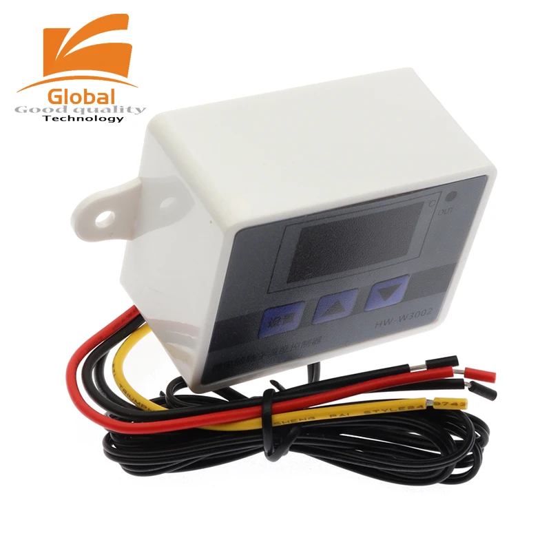 12V 24V 110V 220V Professional W3002 Digital LED Temperature Controller 10A Thermostat Regulator Control Switch XH-W3002