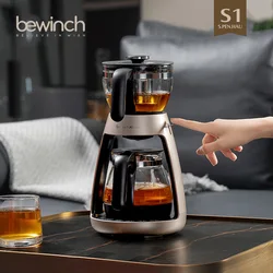 220V Tea Boiler High Temperature Resistant Glass Constant Temperature Boiling Water Tea Making Teapot Small Office Black Samovar