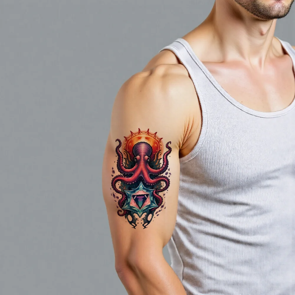 3 stks tijdelijke tattoo adelaar waterdichte langdurige lichaamsstickers schorpioen reiger realistische tijdelijke tatoeages phoenix voor armen