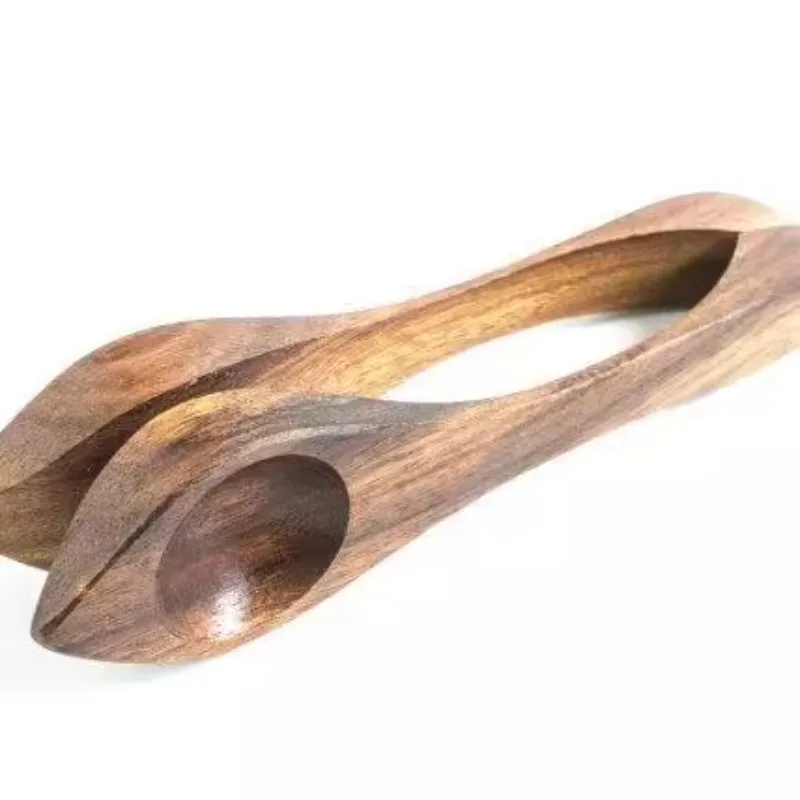 Handcrafted Wooden Metronome Wooden Ladle Castanets Percussion Instruments Children Accompaniment Education Instruments Castanet