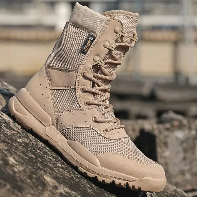 Breathable Hiking Boots Mens High Top Outdoor Mountaineering Shoes Lightweight Boots Shoes 38-46