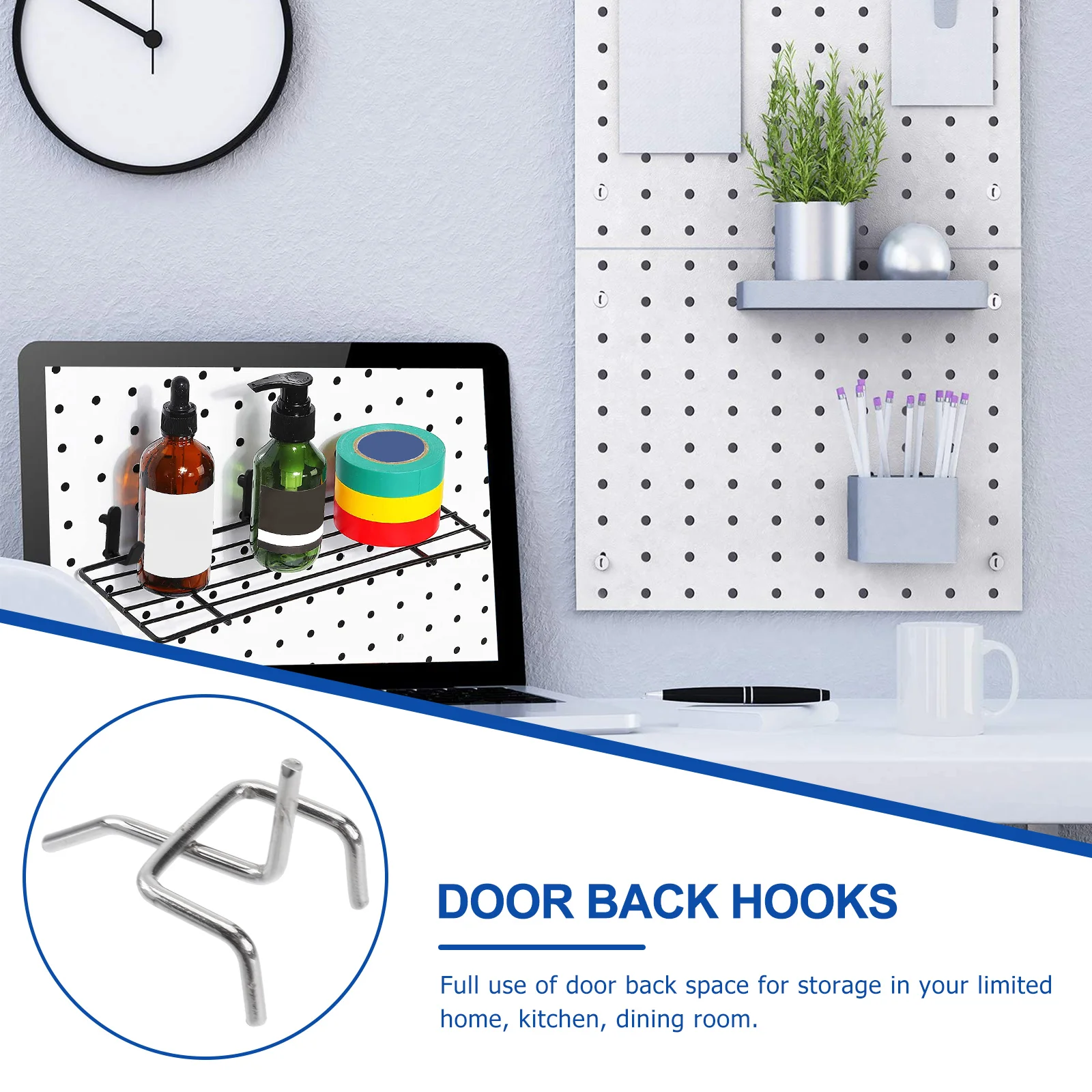 Peg Board Hooks up Hanging for Pocket Coat Hanger Hat Display Stand Heavy Duty Clothes Rack