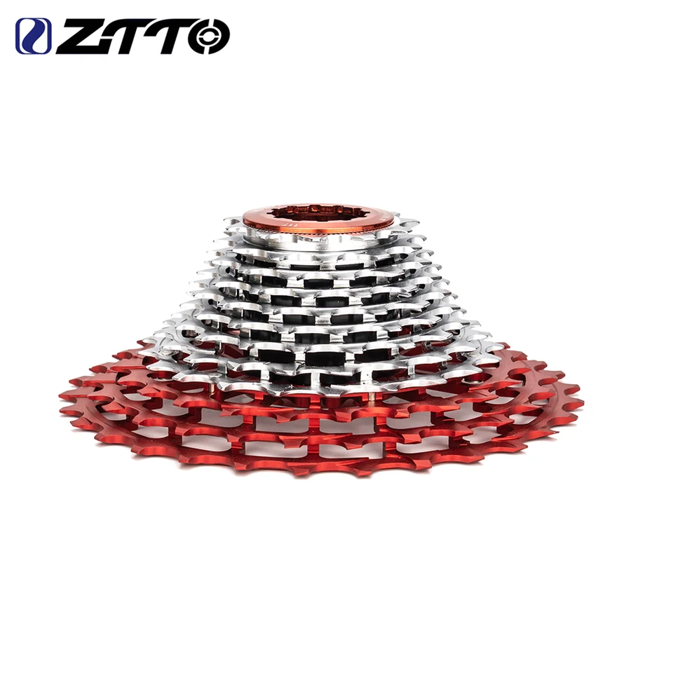 ZTTO 超軽量カセット 11 12 スピードロードバイクカセットレッド 11s