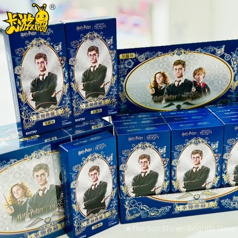 لعبة بطاقات KAYOU Harry Potter Wizard - الإصدار المميز المجلد الأول، حزمة بطاقات أصلية قابلة للجمع لمحبي الألعاب وجميعها