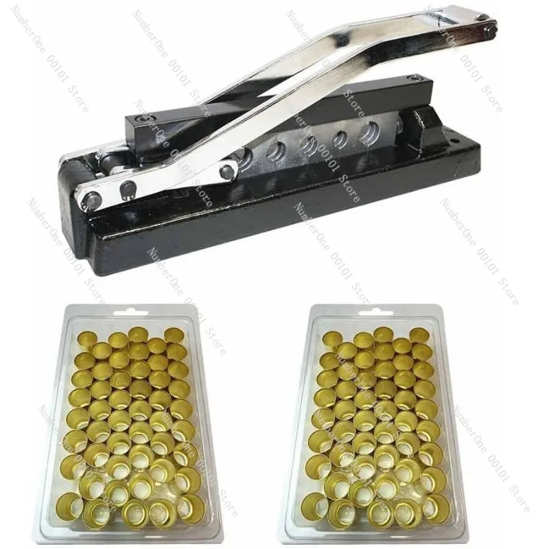 H8-KIT H8 Series Heavy Desktop Terminal Crimping Machine With Lock Retaining Ring Industrial Wiring Crimp Tool