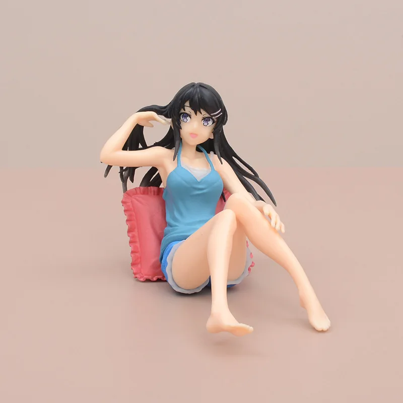 

Rascal Does Not Dream Of Bunny Girl Senpai Sakurajima Mai Figure Model Large Statue Boys Collection Desktop Decoration Ornament