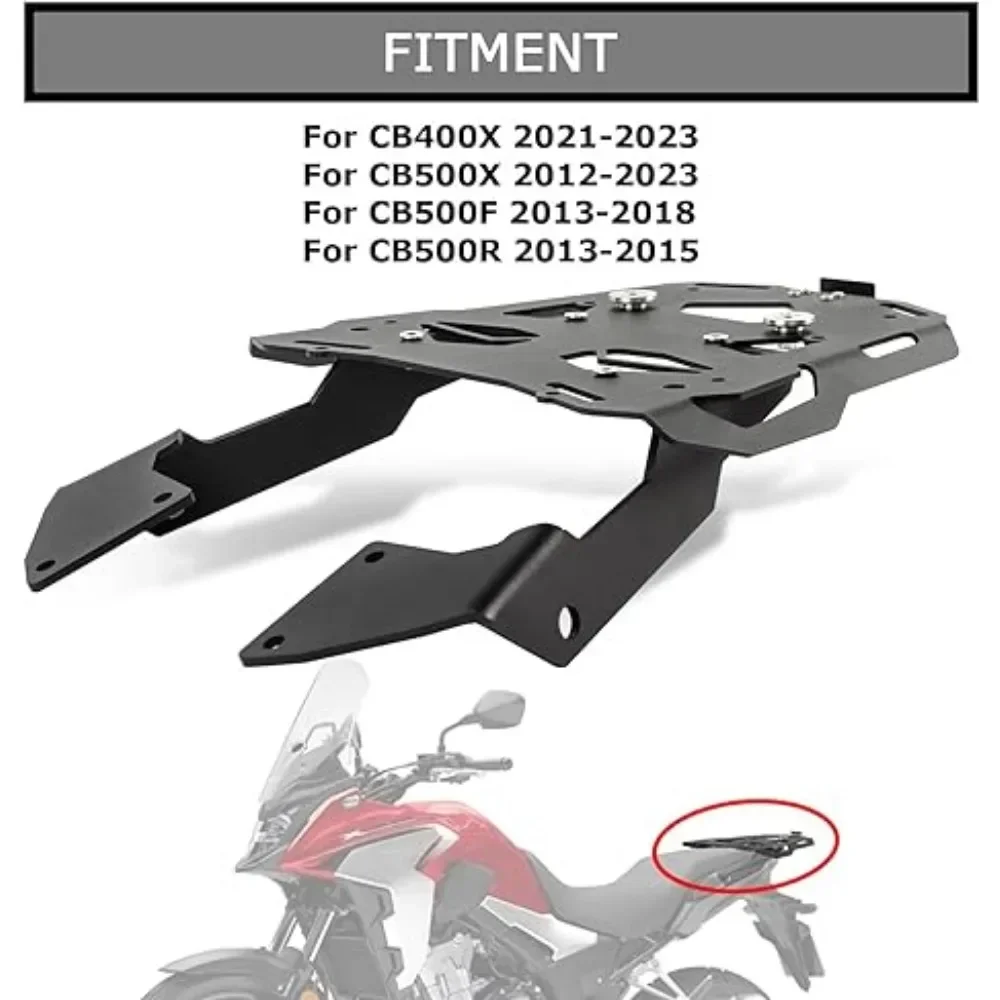 Motorcycle Rear Carrier Luggage Rack Fixer Holder Cargo Bracket For Honda CB500X Rack 2012-2023 CB500F CB400X CB 500 400 X F