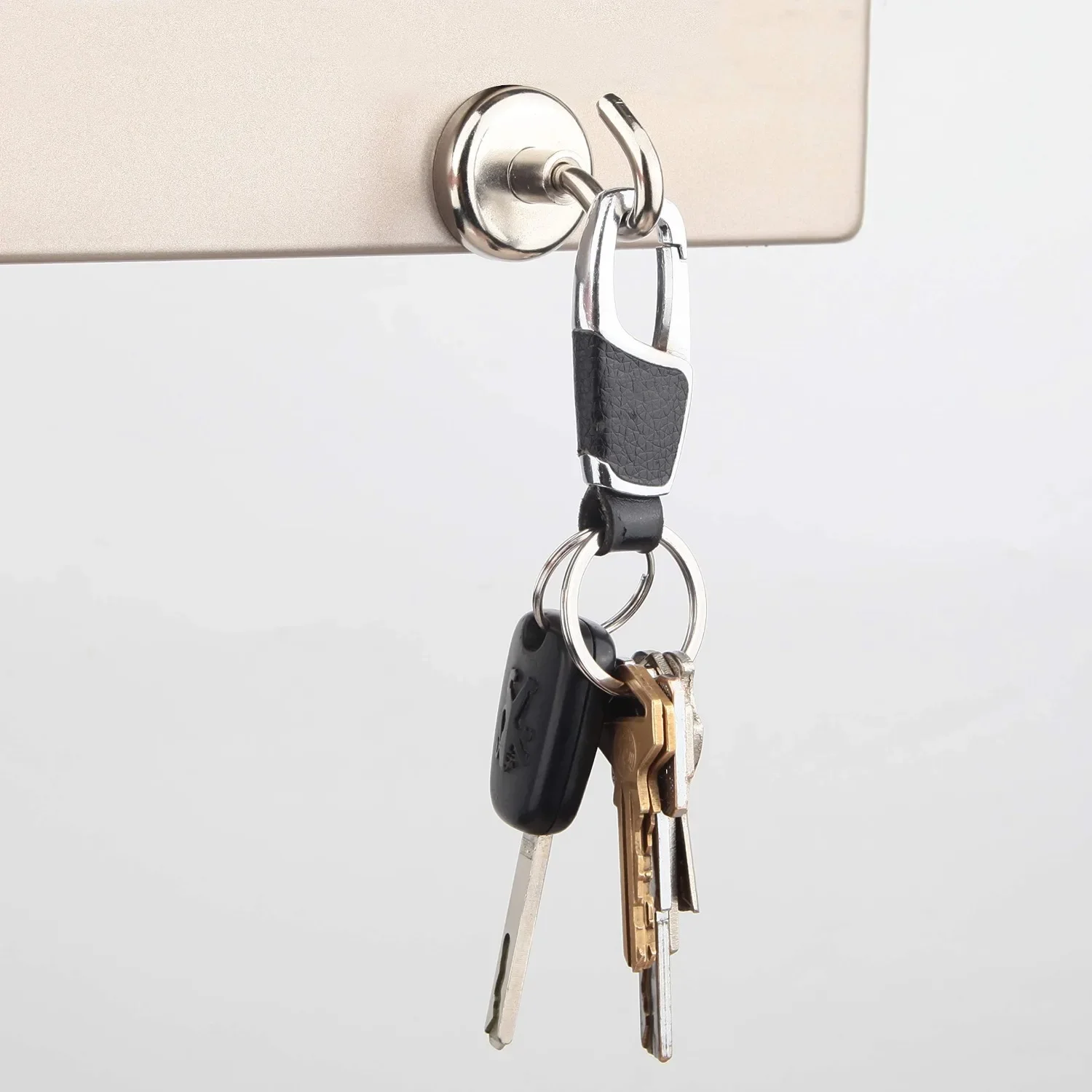 10Pcs Strong Magnetic Hooks Load Bearing Hook MultiPurpose Storage For Home Kitchen Bar Storage Key Hanging Hanger