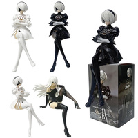 15CM Original SEGA Anime Nier:automata Ver1.2A 2B Yorha No. 2 Type B Premium Chokonose New Figure PVC Model Collectible Gift Toy
