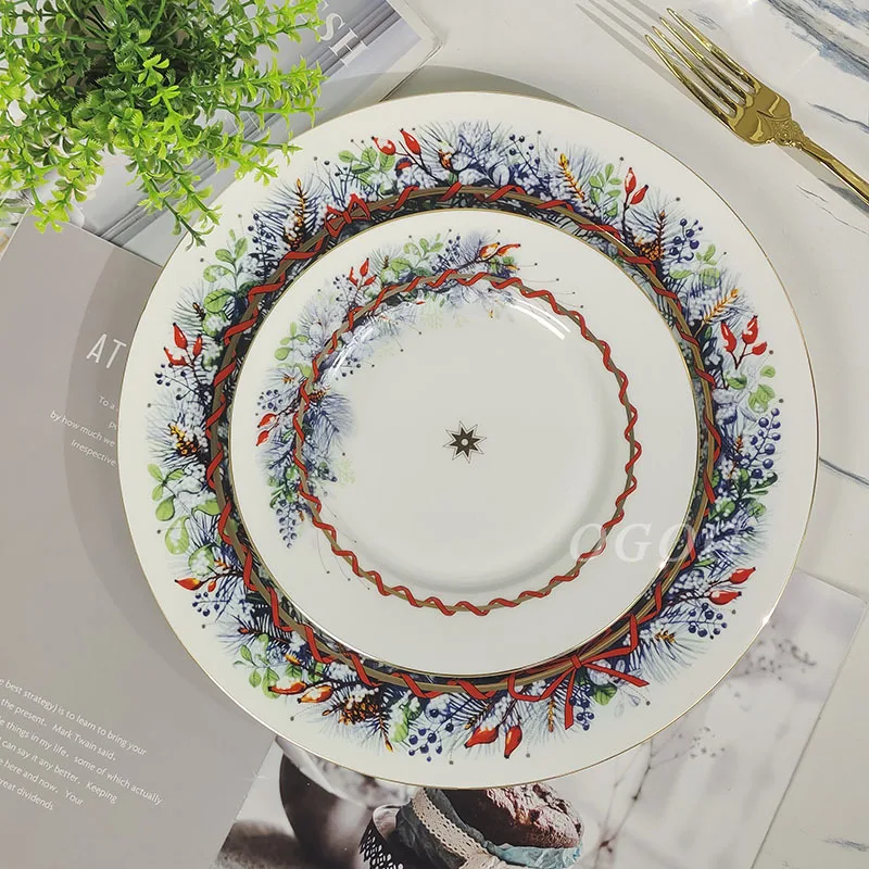 

Керамическая посуда из костяного фарфора, чашки, блюдца, миски, ложки, тарелки, чайники, идеально подходят для утреннего кофе, послеобеденного чая, офисной столовой и