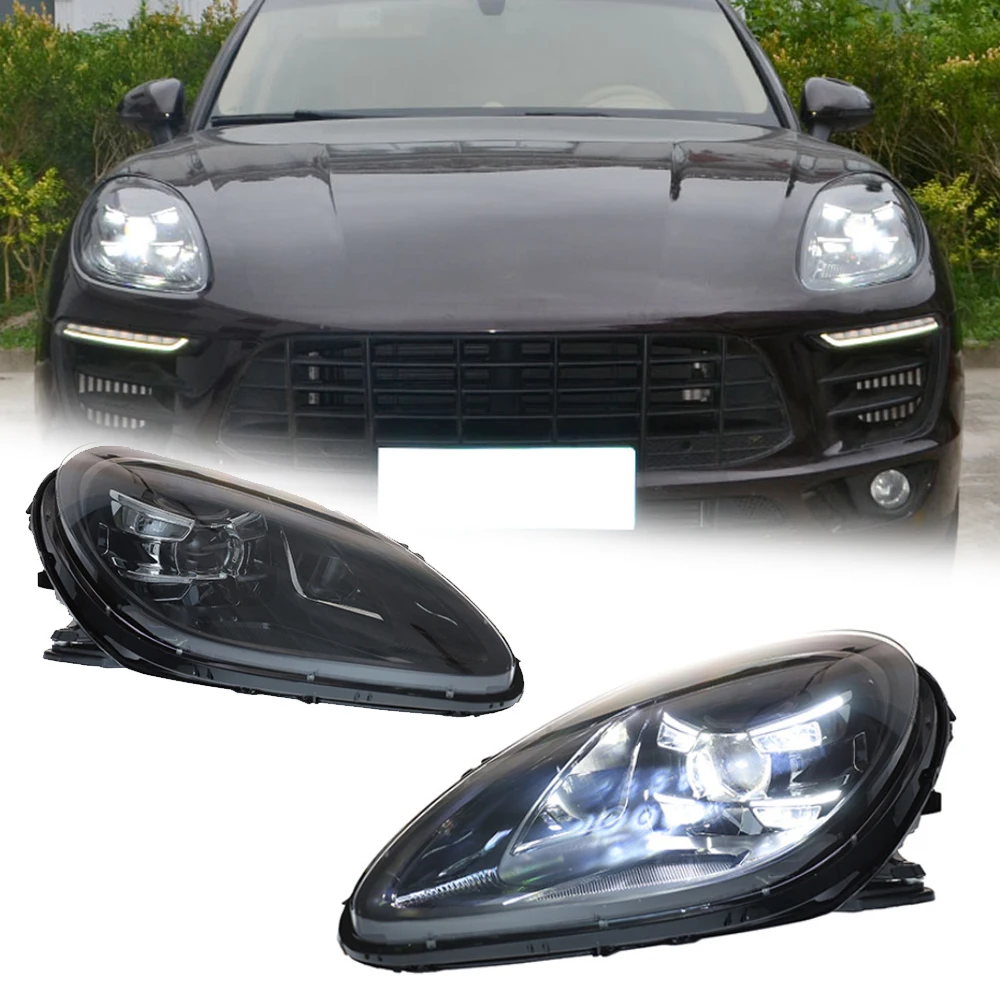 

LED HeadLights For Porsche Macan 14-22 New Style Full Led DRL Car Head Lamp Assembly Signal Accessories Modified Lamp