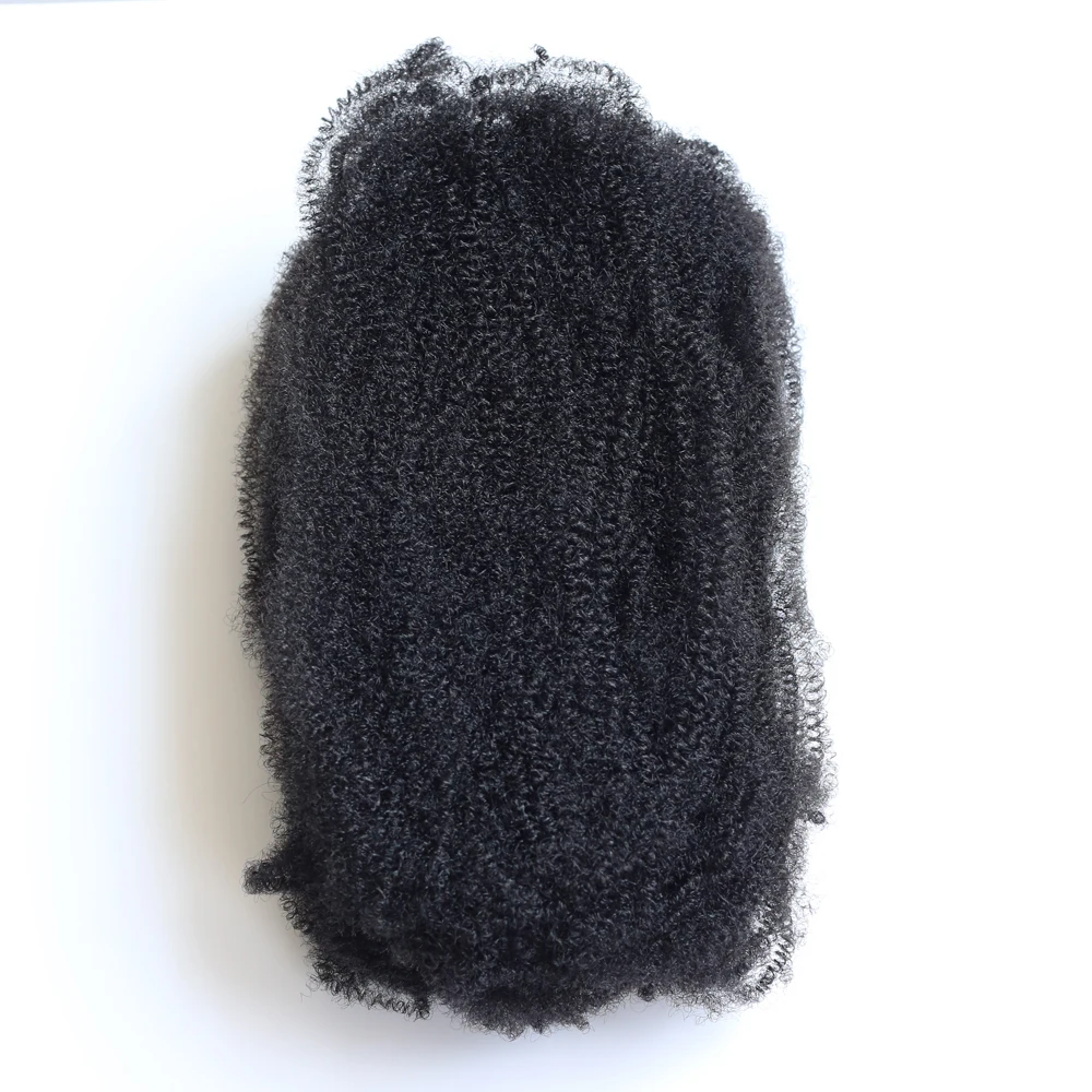 وصلات شعر صناعية مموجة أفرو غريب مجعدة، مجدل شعر تجديل، بكميات كبيرة، وصلات شعر كروشيه، 8 بوصة، 14 بوصة