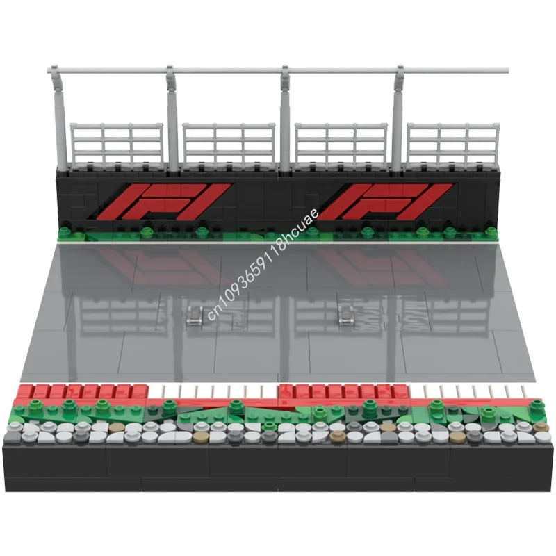 

619 шт. MOC Формула 1 стенд City Champions супер автомобиль строительные блоки конструкции пластиковая развивающая рождественская игрушка подарок