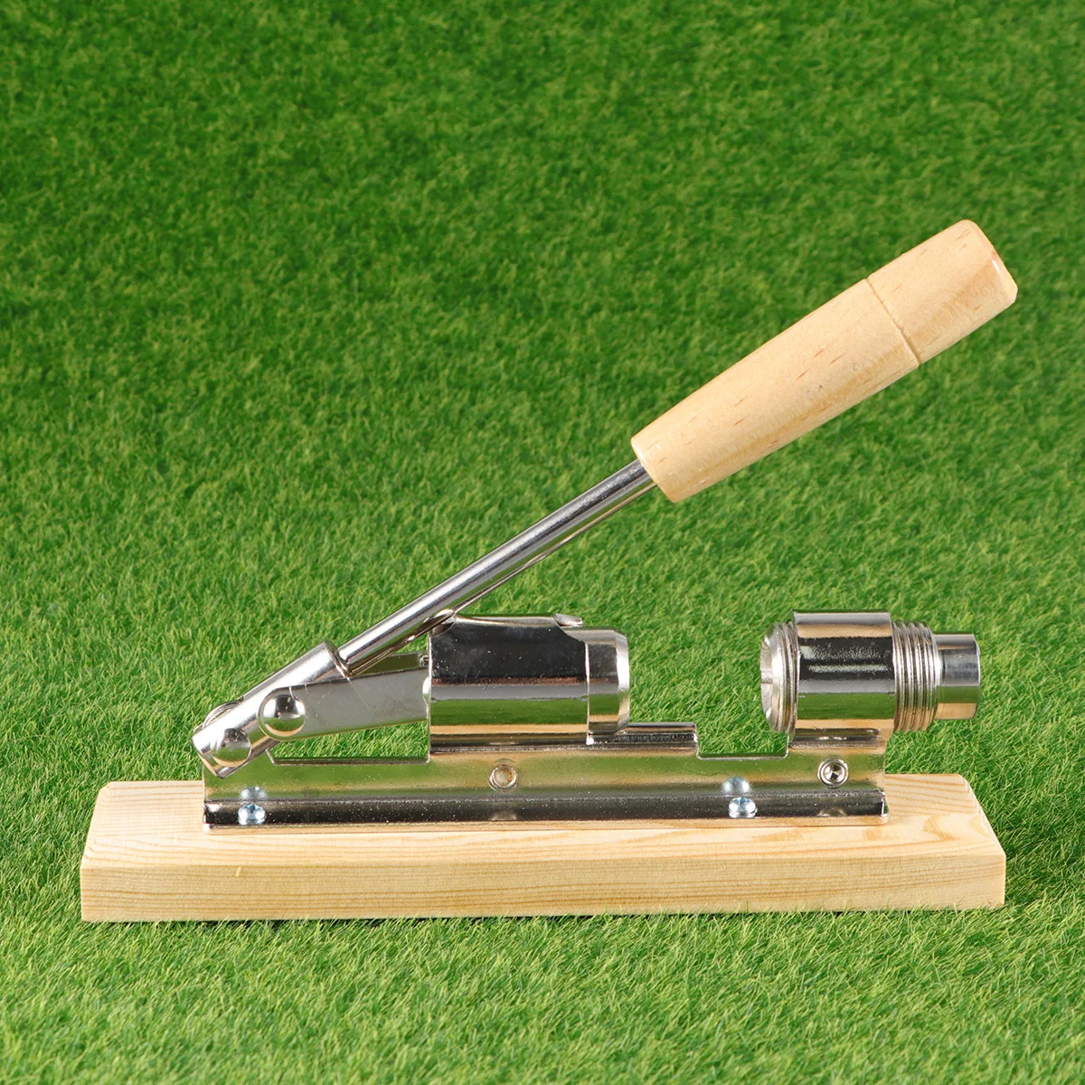 

Premium Walnut Cracker Nutcracker Tool Non-slip Handle Adjustable Thread Cone for All Sizes Easy Pecan Hazelnut