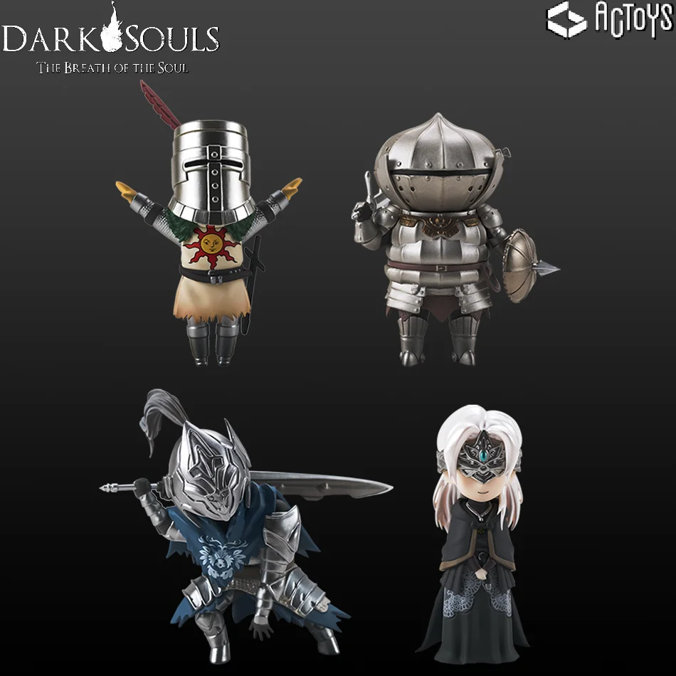 Q Version Dark Souls Anime Action Figure Solaire Artorias Ornstein Fire Keeper Doll Anime Figurine Model Toys for Boy Gifts