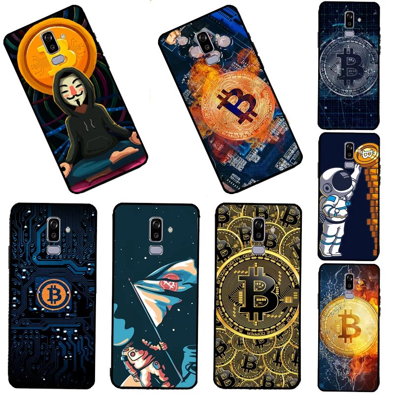 Bitcoin Coins Funny Case For Samsung J1 J3 J5 J7 2016 A3 A5 2017 A7 A9 A6 A8 J4 J6 Plus J8 2018 Phone Cover