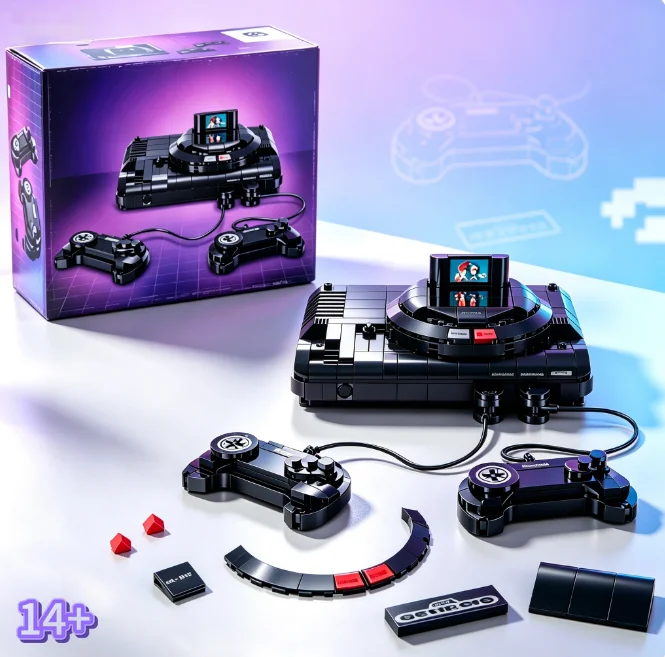 Gaming Console Lego - Новый классический конструктор-головоломка 2026 года: игровая