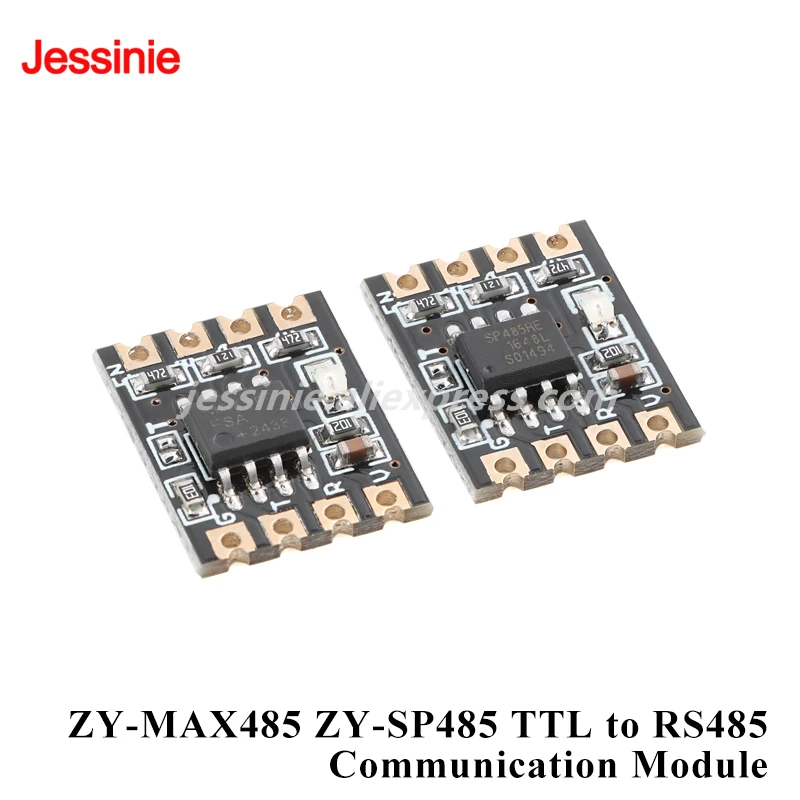 10pcs/1pc ZY-MAX485 ZY-SP485 TTL to RS485 Communication Module Microcontroller Level Conversion Serial Port Module RS-485